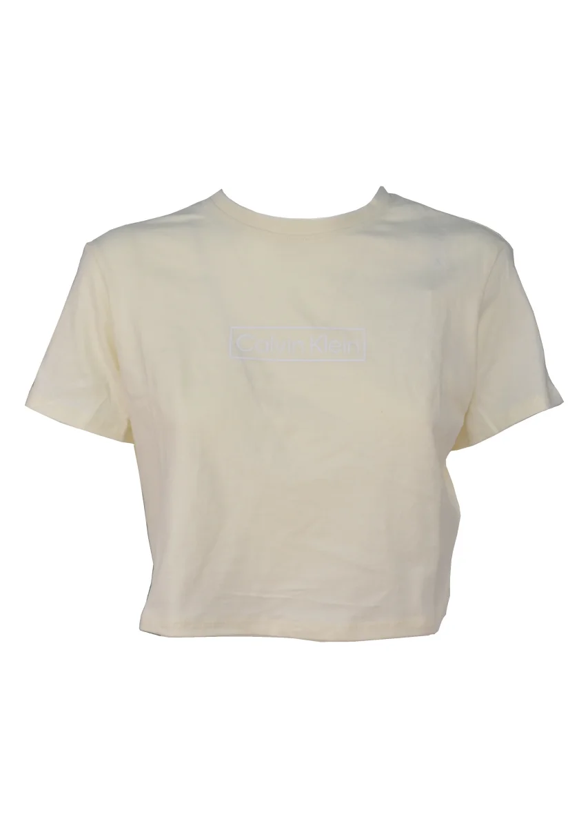 CALVIN KLEIN - T-shirt Crop Art 00GWS2K117 - immagine 2