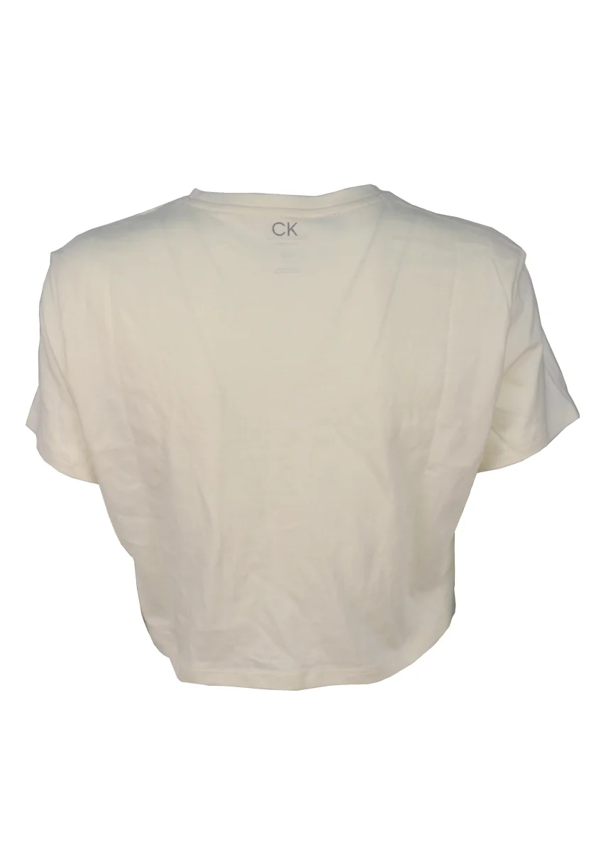 CALVIN KLEIN - T-shirt Crop Art 00GWS2K117 - immagine 3