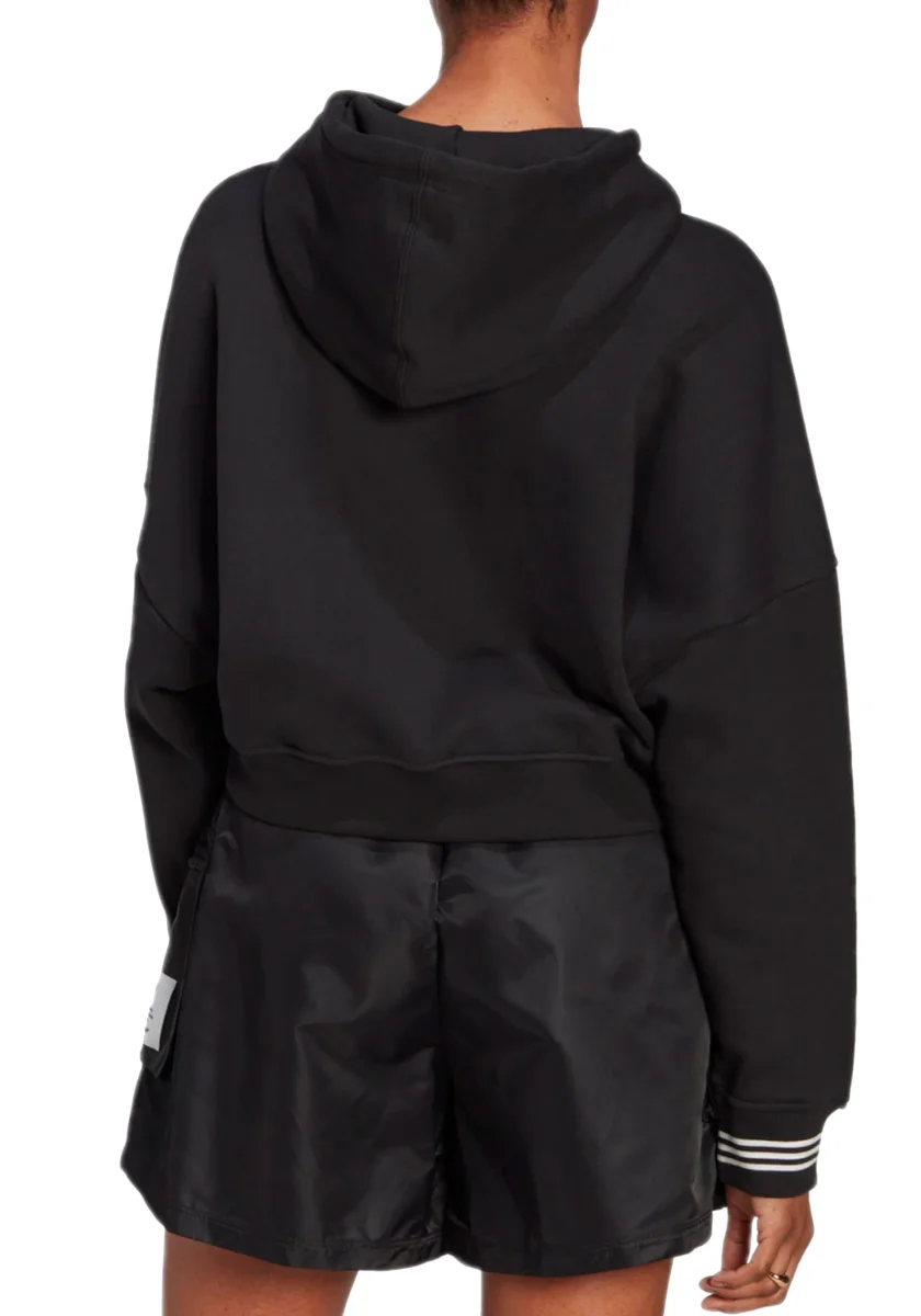 ADIDAS ORIGINALS - Felpa Crop Cappuccio Art HL9054 - immagine 3