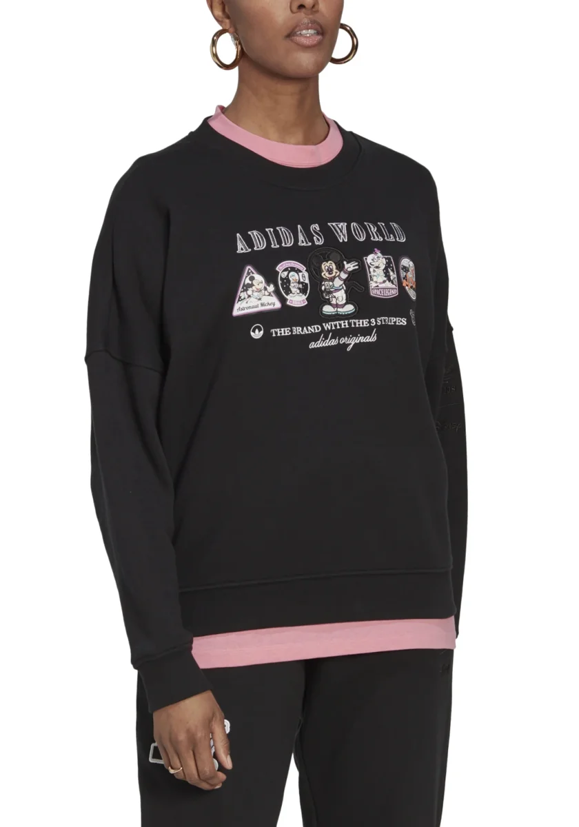 ADIDAS ORIGINALS - Felpa Girocollo Art HL9056 - immagine 3