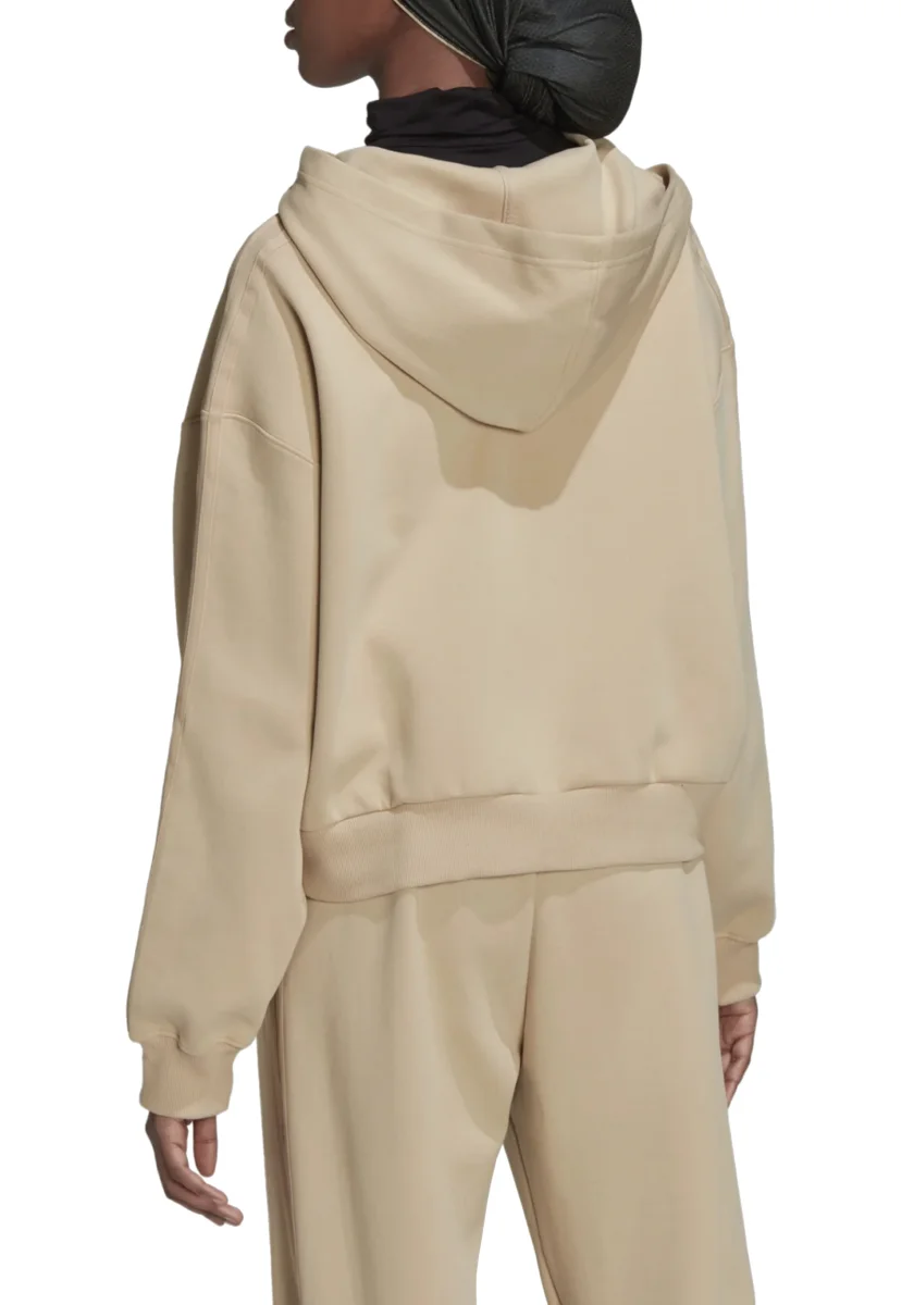 ADIDAS ORIGINALS - Felpa Crop Cappuccio Art HK5058 - immagine 4