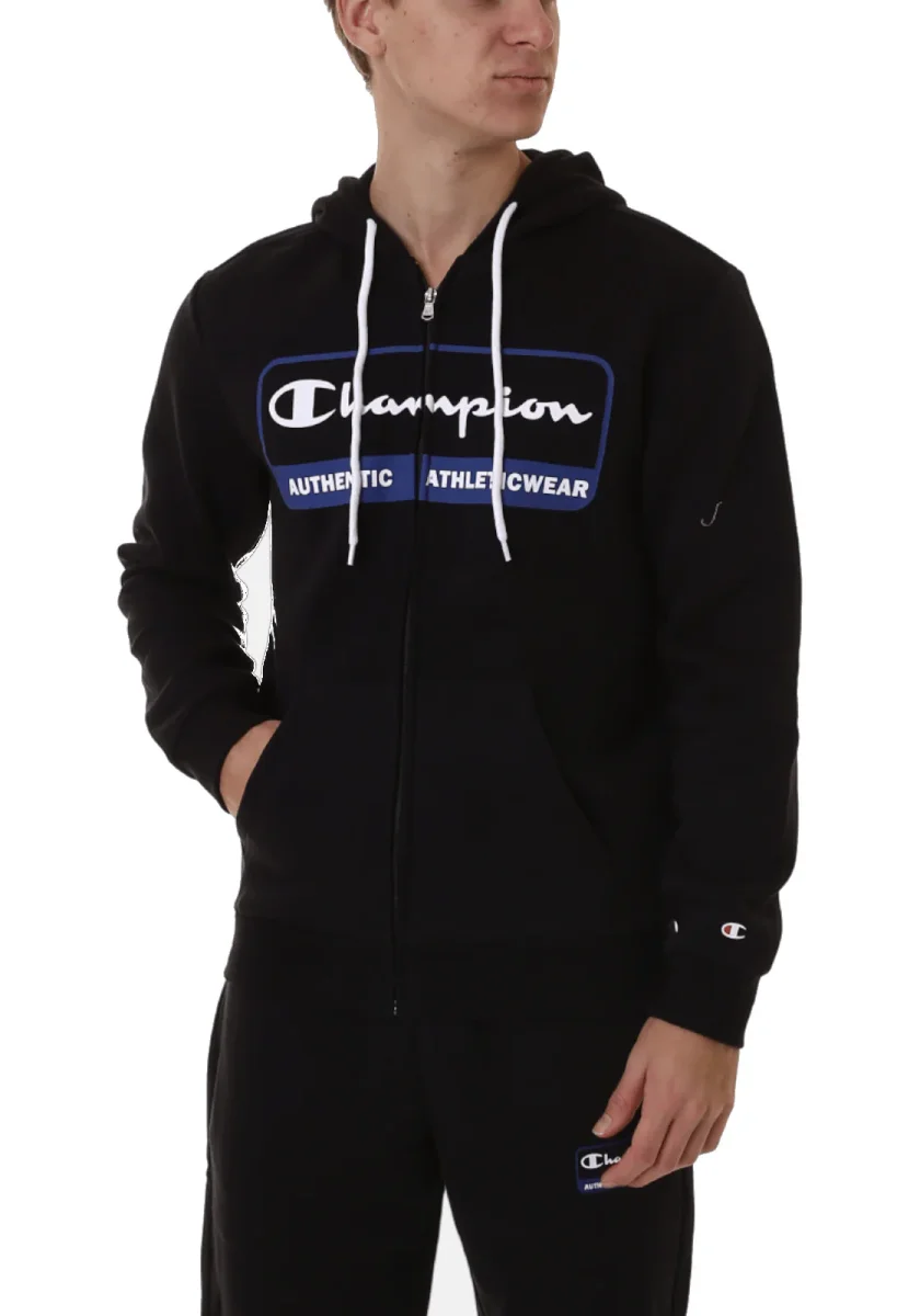 CHAMPION - Felpa Zip Cappuc Art 219163 - immagine 2