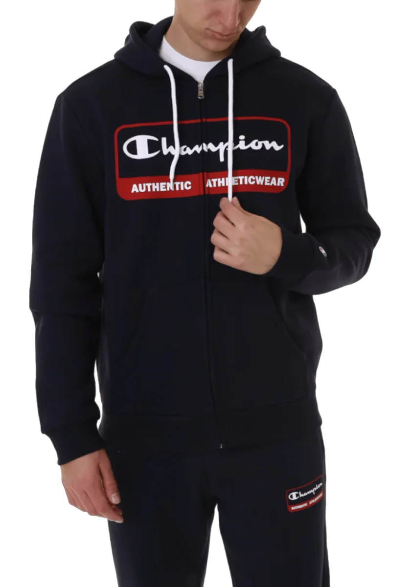 CHAMPION - Felpa Zip Cappuc Art 219163 - immagine 4