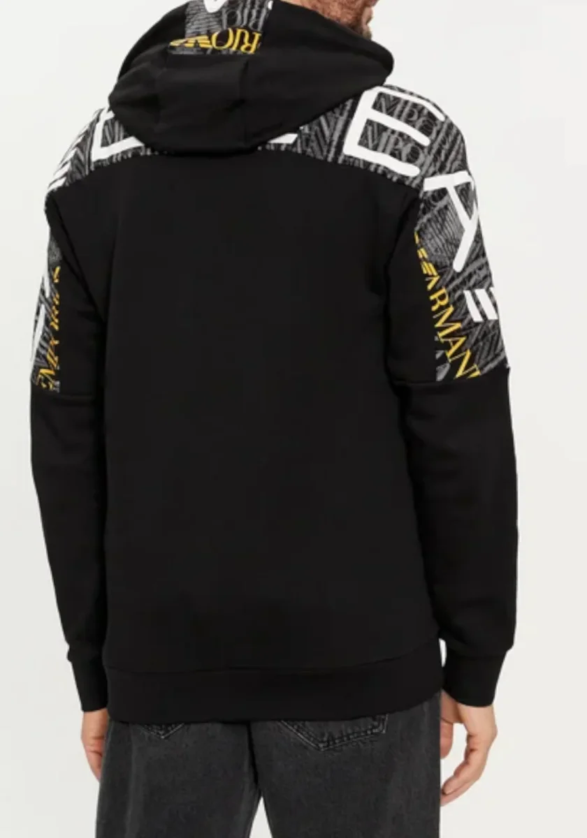 EA7 - Felpa Zip Cappuc Art 3DBM67-BJEQZ - immagine 3