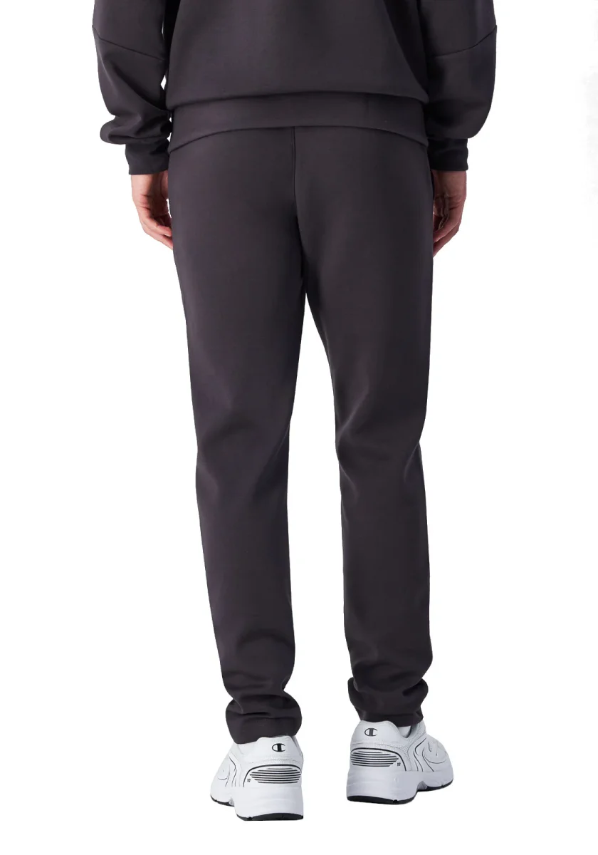 PANTOLONI JOGGERS INTERLOCK SKINNY FIT NERO UOMO - immagine 4