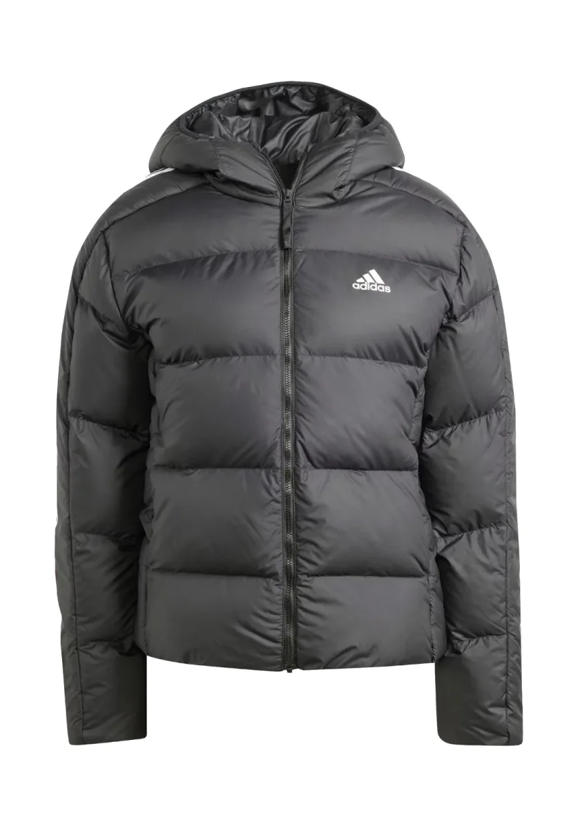 ADIDAS - Giacca Essentials 3-Stripes Mid Down Hooded. - immagine 2