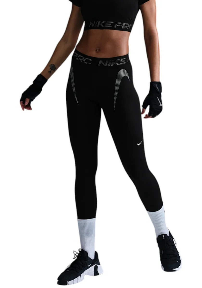 LEGGINS NIKE PRO MID-RISE 7/8 COL 010 - immagine 2