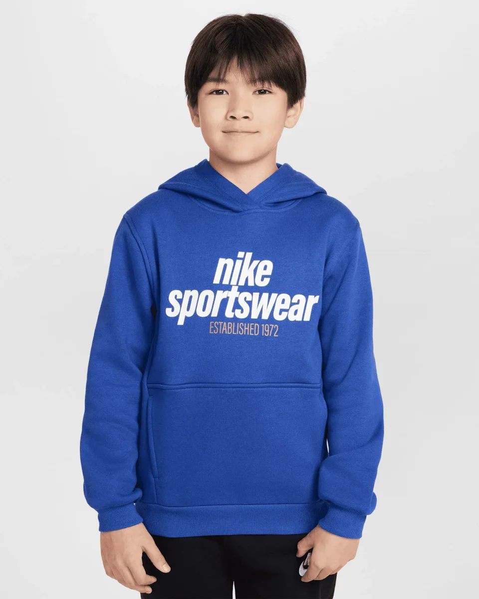 FELPA NIKE CLUB FLEECE COL 480 - immagine 2