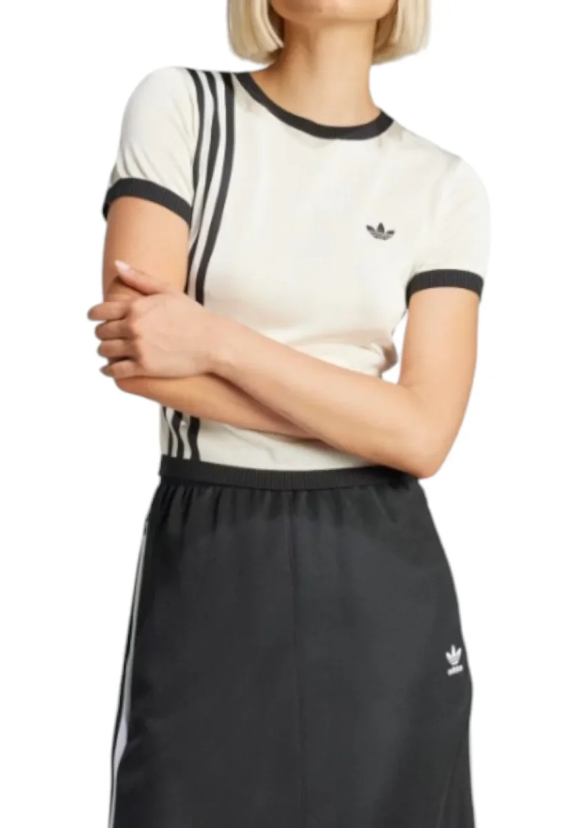 T-SHIRT ADIDAS ORIGINALS KNITTED 3S TEE - immagine 3