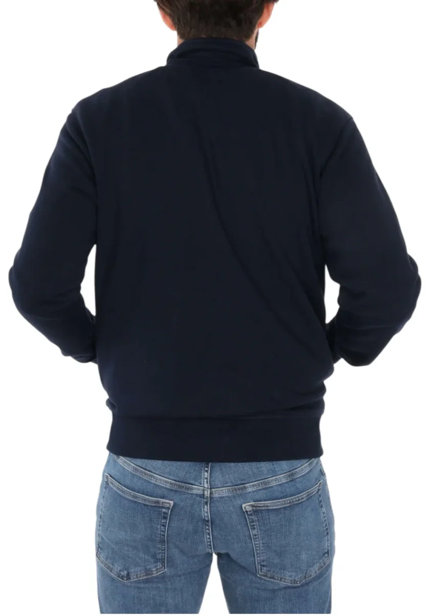 FELPA ZIP LUNGA COL BLU - immagine 4