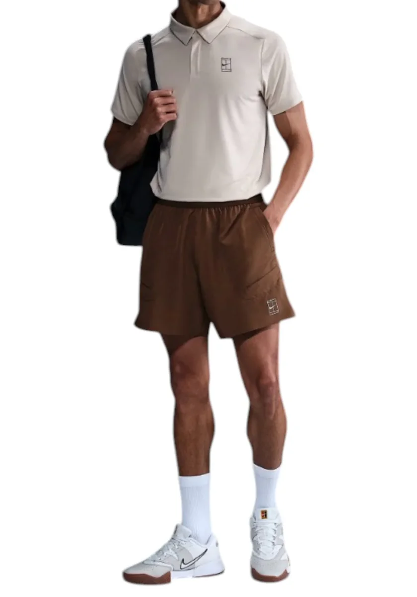 PANTALONCINO NIKE COURT ADVT 6'' TENNIS COL 010 - immagine 2