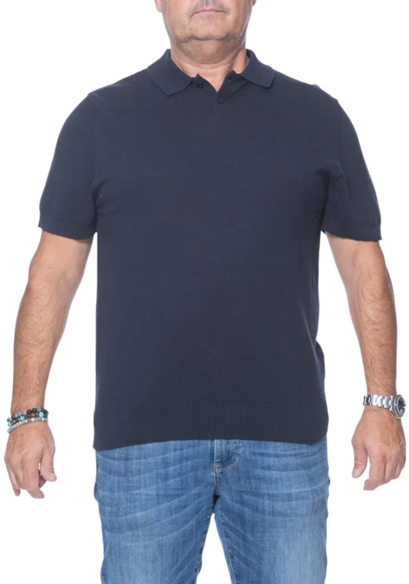 POLO MC COL BLU - immagine 2