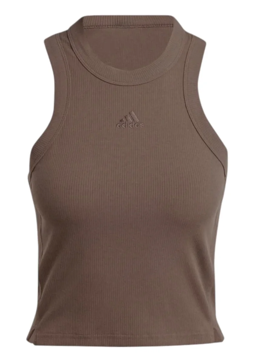 TOP DONNA ADIDAS MARRONE IY6733 - immagine 2