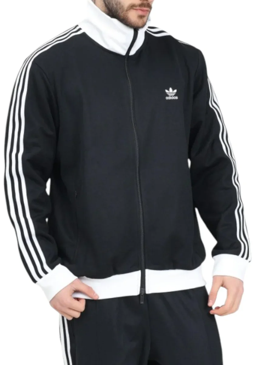 FELPA ZIP LUNGA UOMO ADIDAS ORIGINALS II5763 - immagine 3