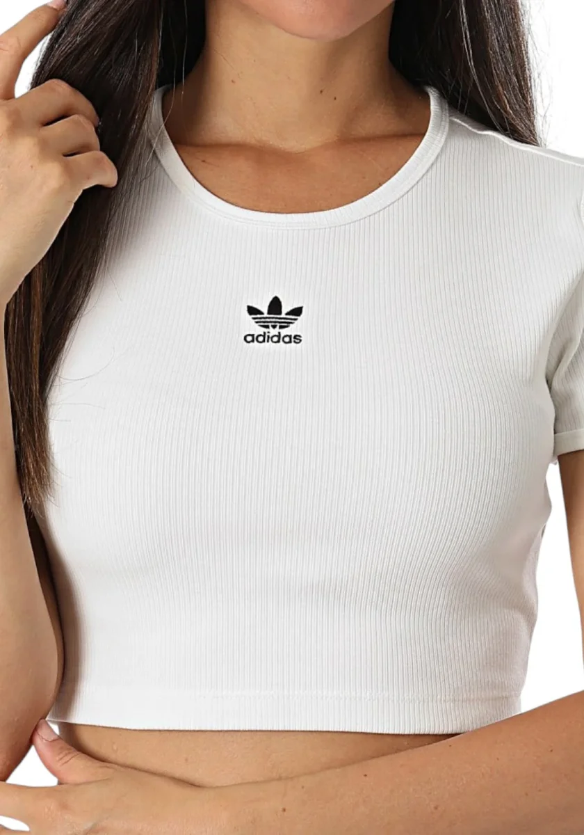MAGLIA DONNA CROP ADIDAS ORIGINALS IY966 - immagine 2