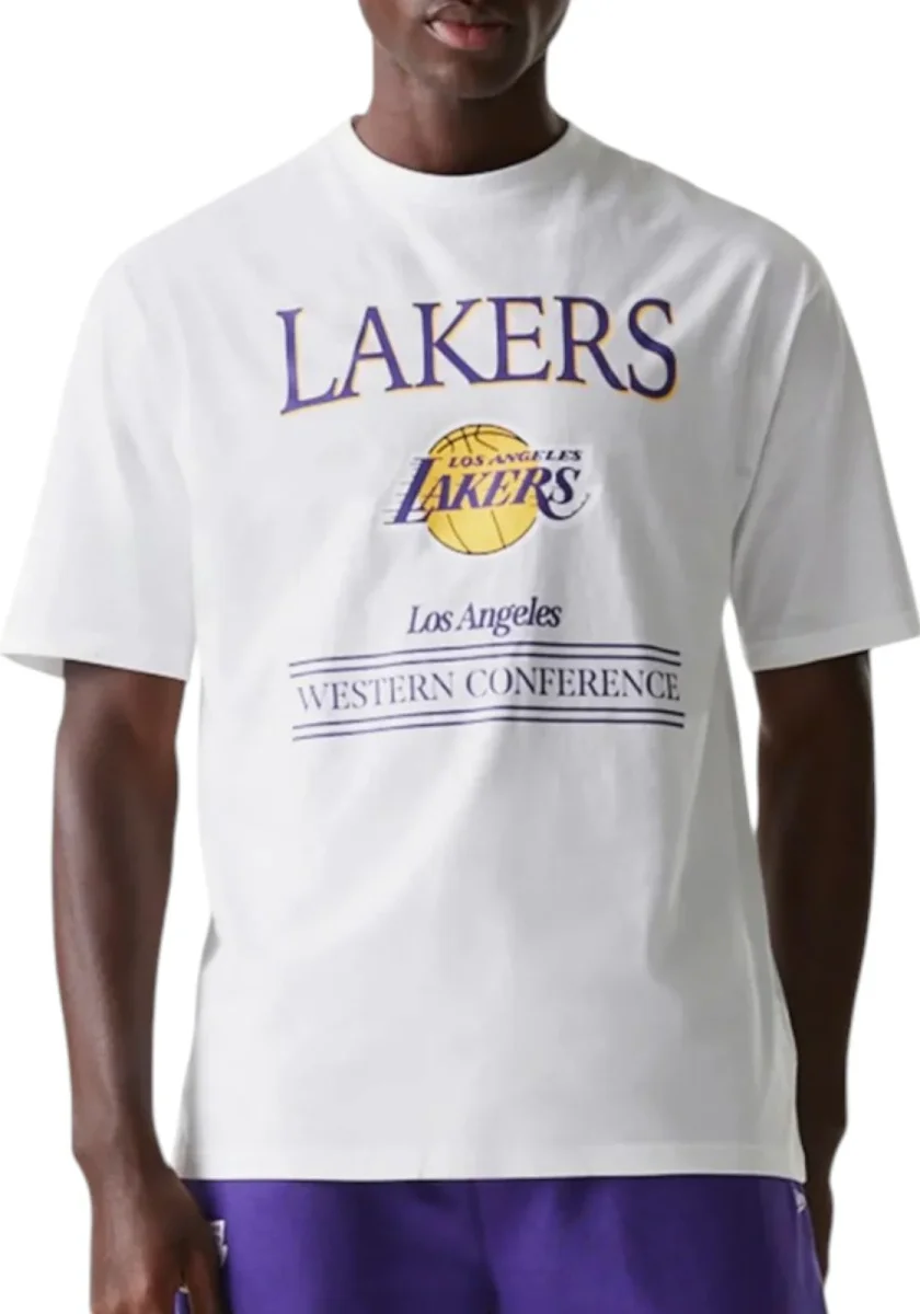 T-SHIRT NEW ERA GRAPHIC OS LAKERS - immagine 2