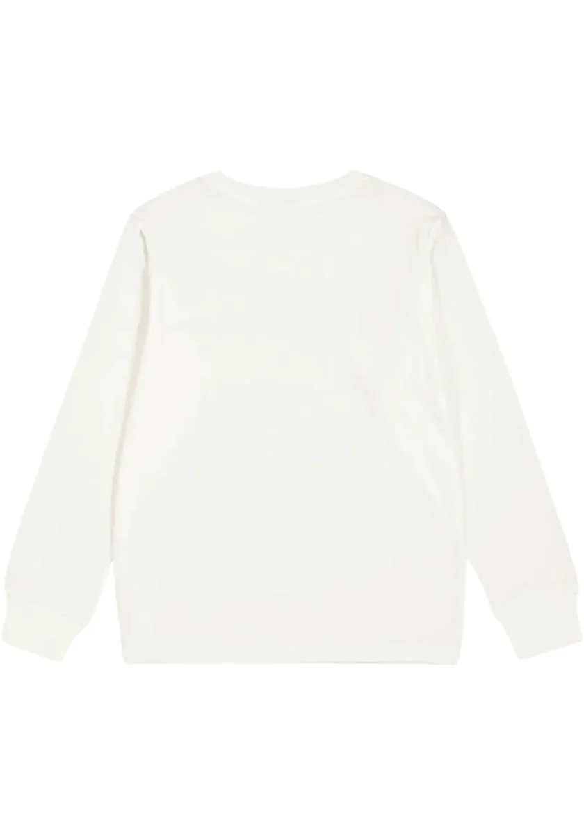 MAGLIA A MANICHE LUNGHE BIMBO CHAMPION LS SHIRT 306880 COL WW001 - immagine 3