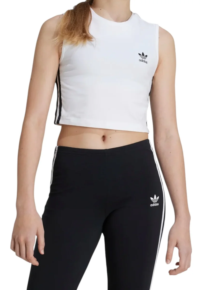 ADIDAS ORIGINALS CROP RANK TOP - immagine 3