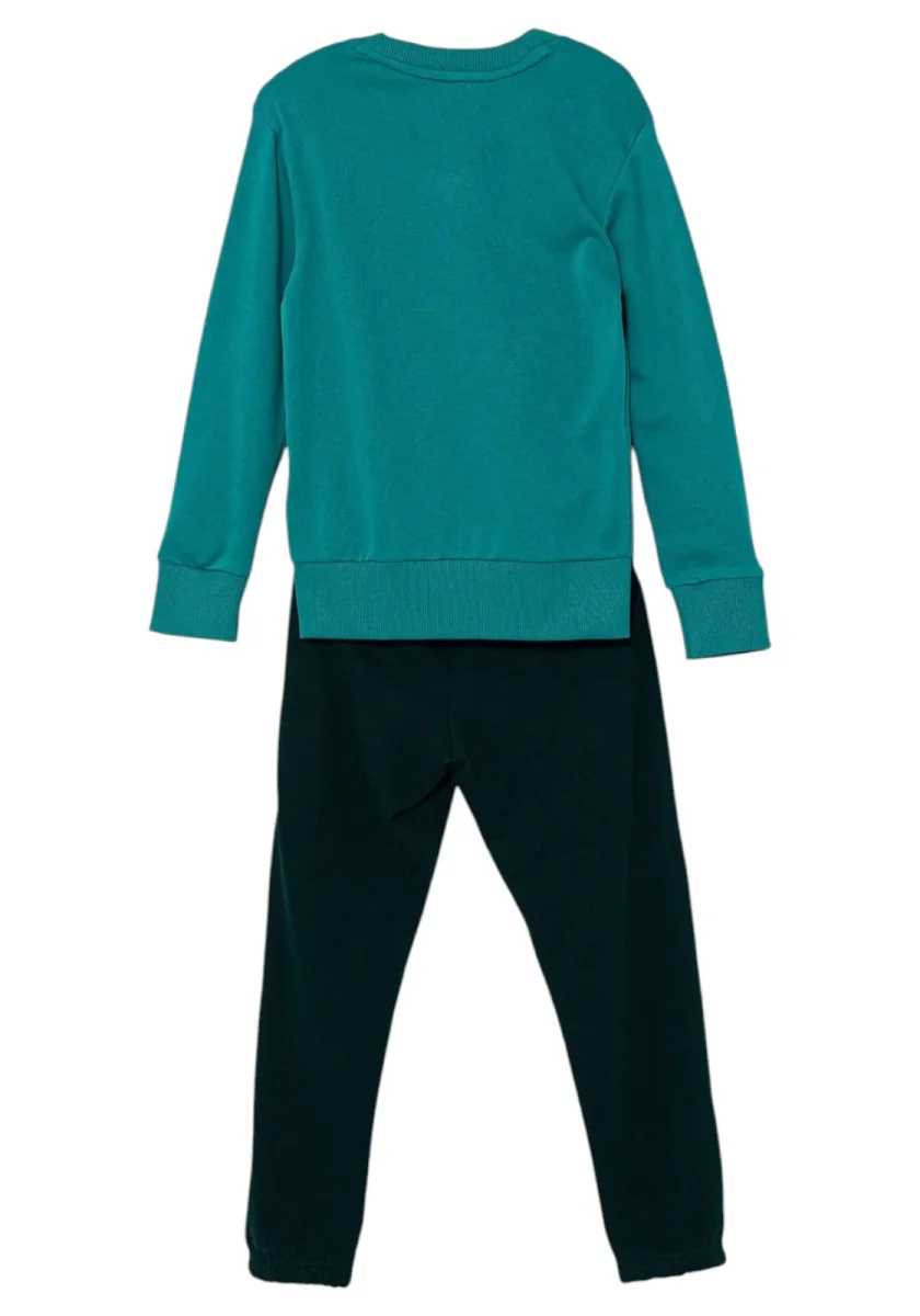 TUTA ADIDAS LK BL FT JOG - immagine 3