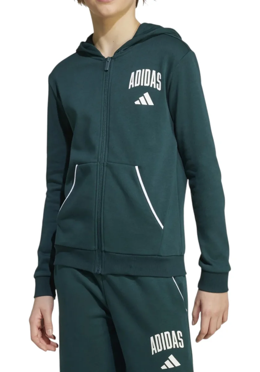 FELPA ADIDAS J CLGT FT FZ - immagine 3