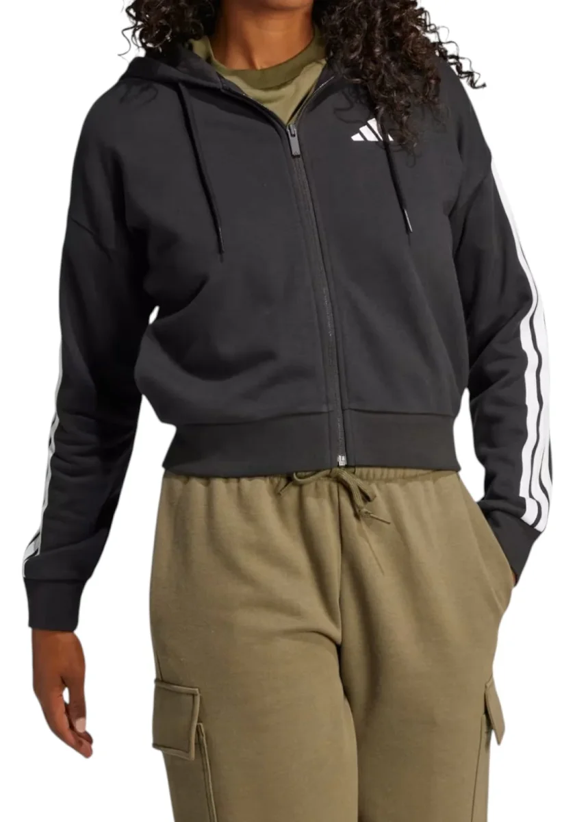 FELPA ADIDAS W 3S FT FZ HD - immagine 3