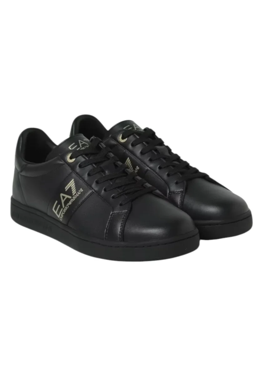 SCARPA EA7 LEATHER SNEAKER COL MZ177 - immagine 3