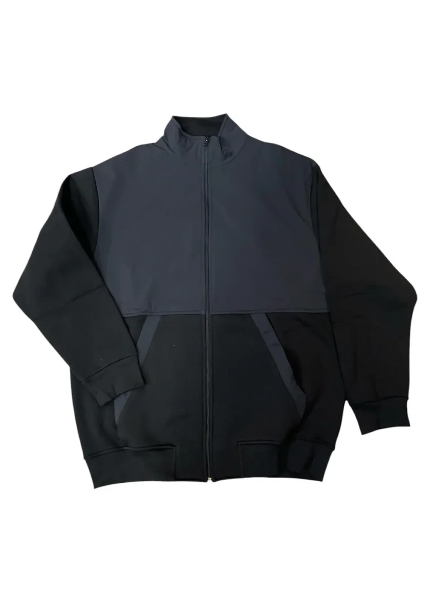 GIACCA ZIP IN COL NERO - immagine 4