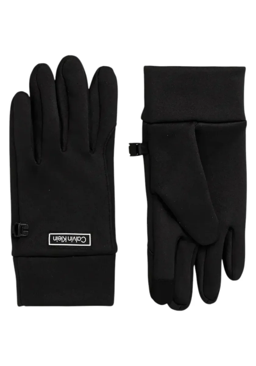 GUANTI CALVIN KLEIN TECH NYLON GLOVES COL UB1 - immagine 2
