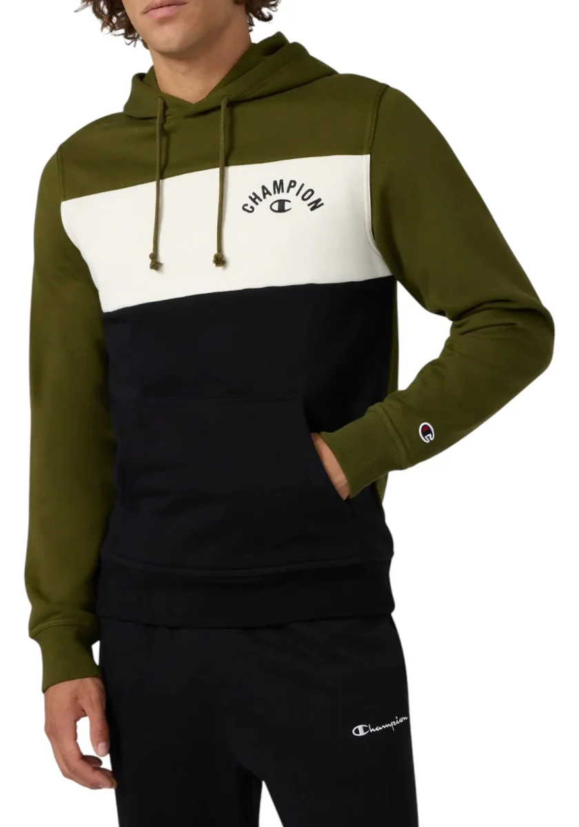 FELPA CHAMPION HOODED SWEATSHIRT COL GS585 - immagine 3