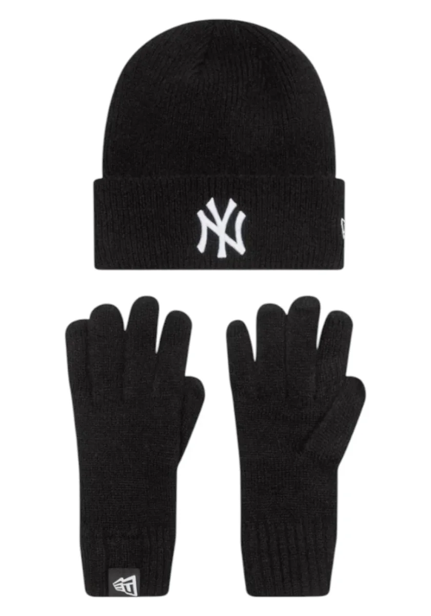 CAPPELLO E GUANTI NEW ERA BEANIE GLOVE SET NY - immagine 2