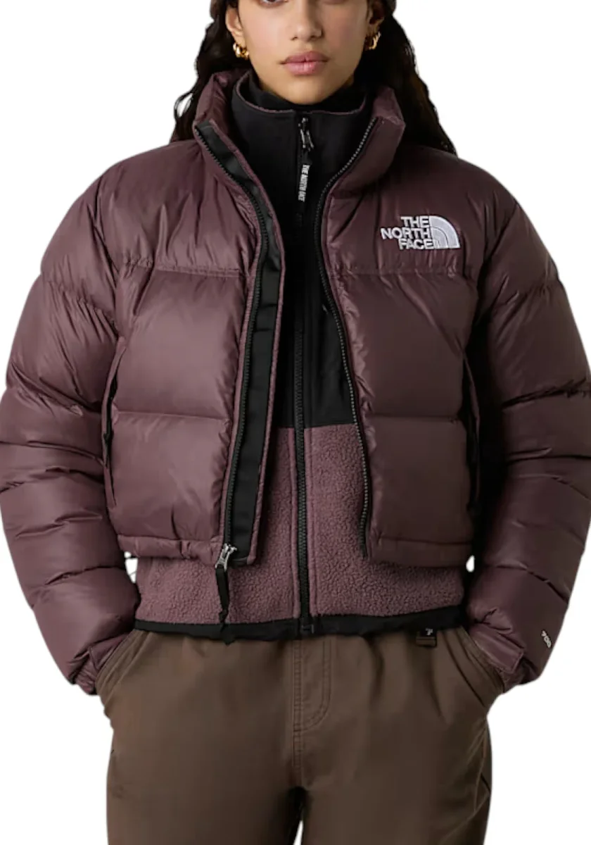 PIUMINO THE NORTH FACE W NUPTSE SHORT JKT COL BQ7 - immagine 4