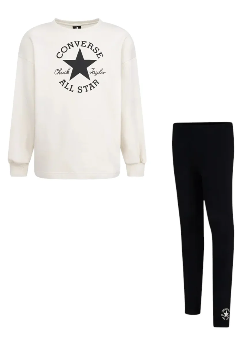 TUTA CONVERSE CREWNECK LEGGING SET COL J0A - immagine 2