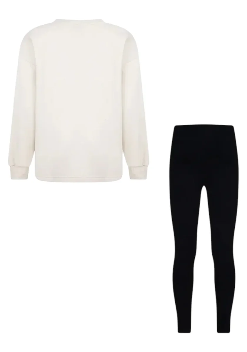 TUTA CONVERSE CREWNECK LEGGING SET COL J0A - immagine 3