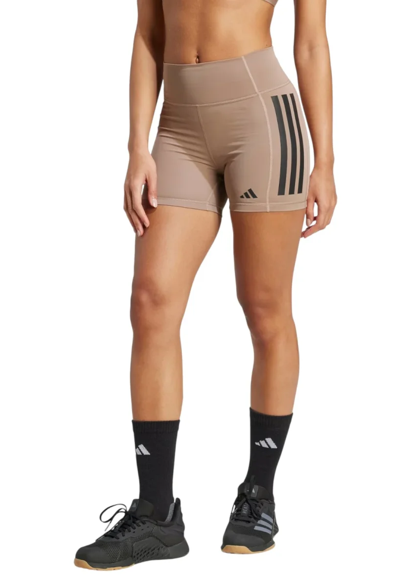 ADIDAS Leggings corti Optimé 3-Stripes - immagine 3
