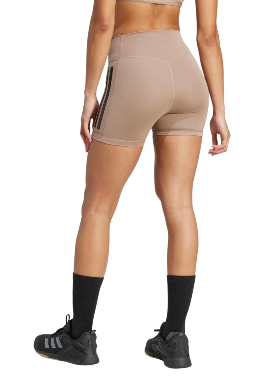 ADIDAS Leggings corti Optimé 3-Stripes - immagine 4