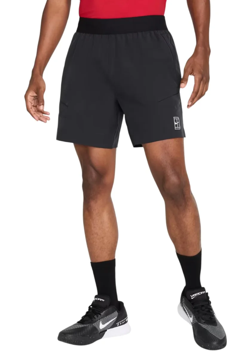 PANTALONCINO NIKE COURT ADVT 6'' TENNIS COL 010 - immagine 5