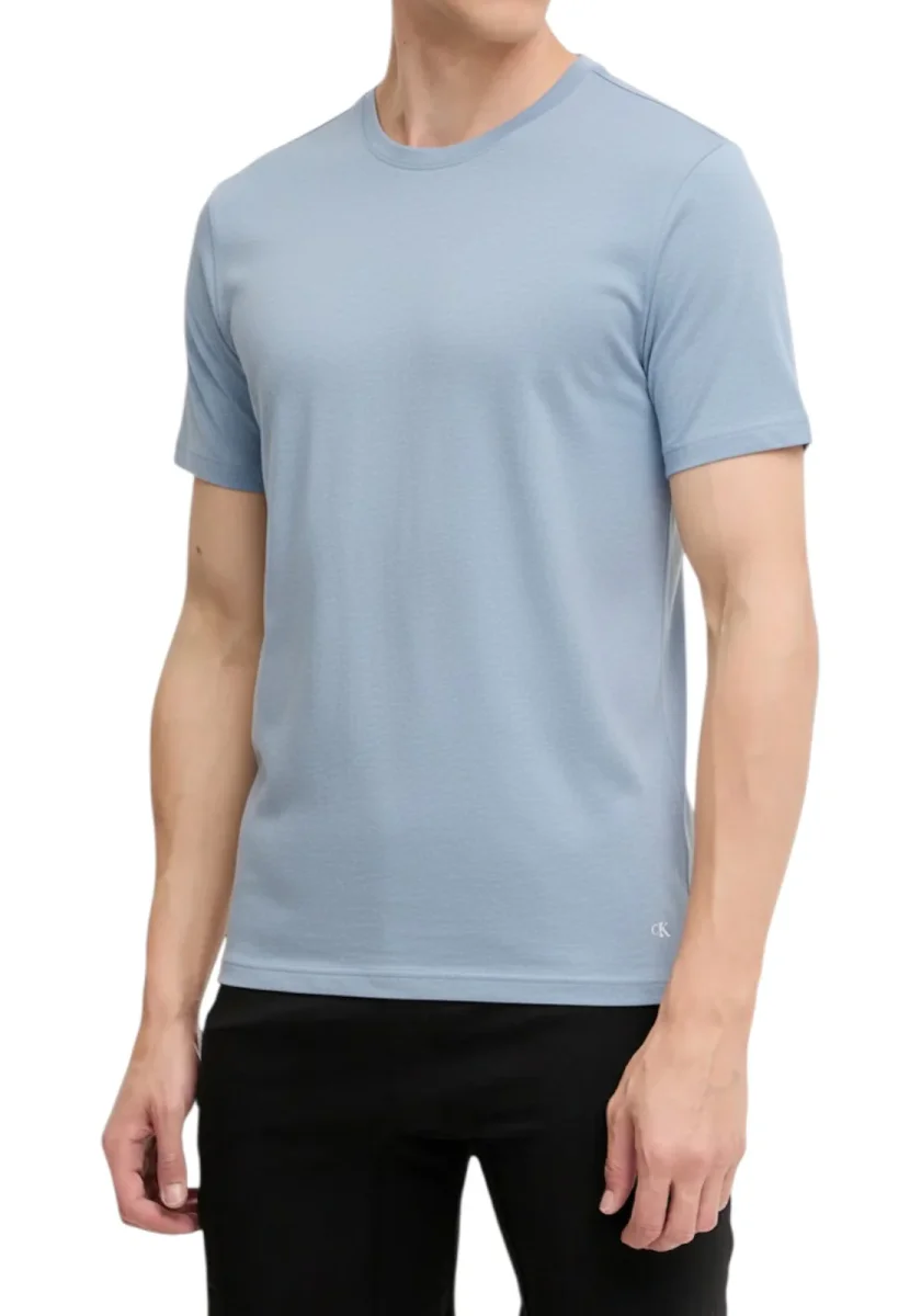 T-SHIRT CALVIN KLEIN SS CREW NECK 3PK COL 4OY - immagine 2