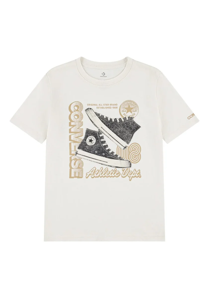 T-SHIRT CONVERSE STACKED SHOE TEE COL W2Y - immagine 2