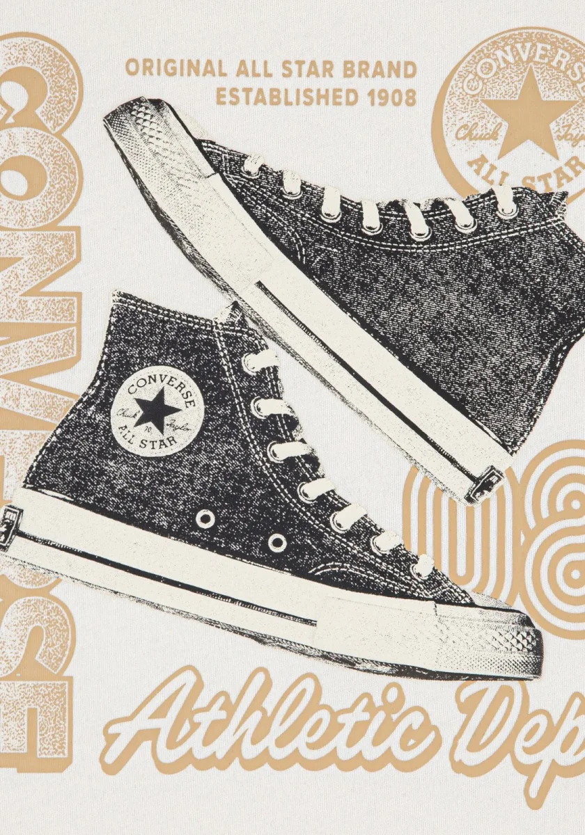 T-SHIRT CONVERSE STACKED SHOE TEE COL W2Y - immagine 5