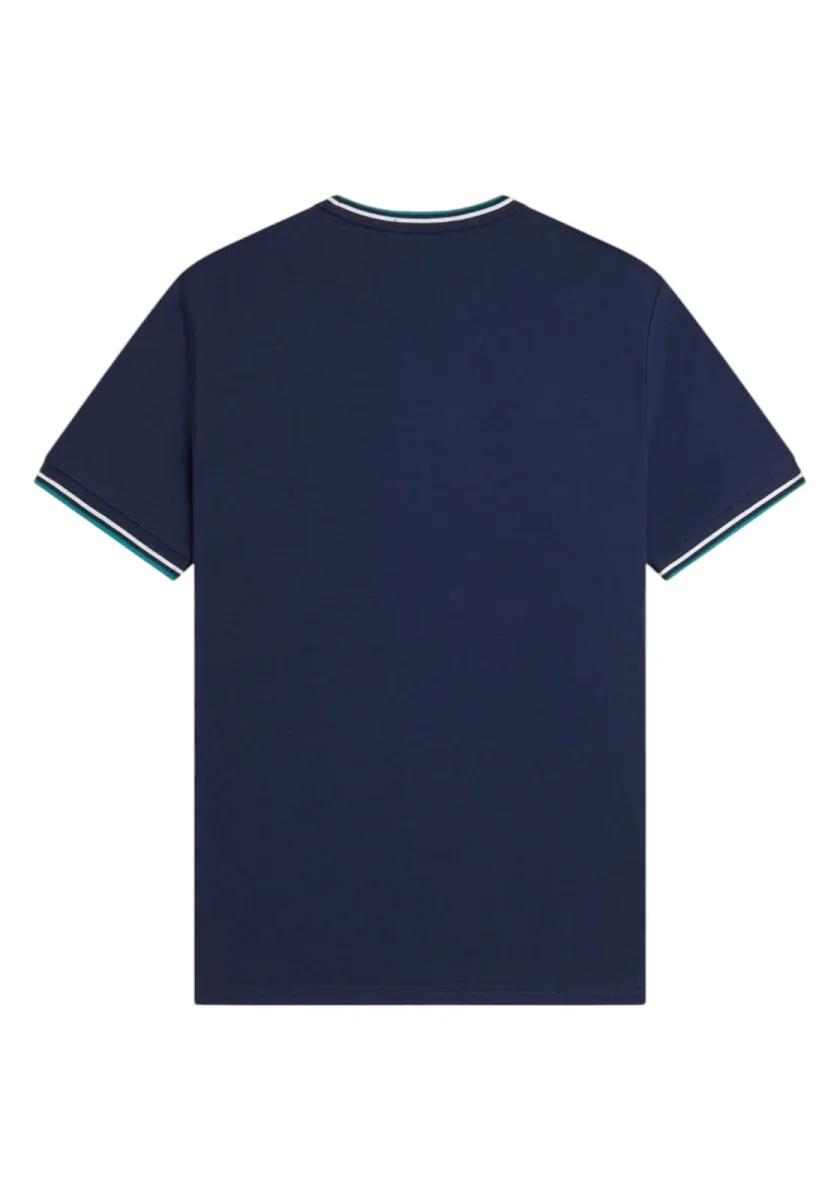 T-SHIRT FRED PERRY TWIN TIPPED TS COL 102 - immagine 3