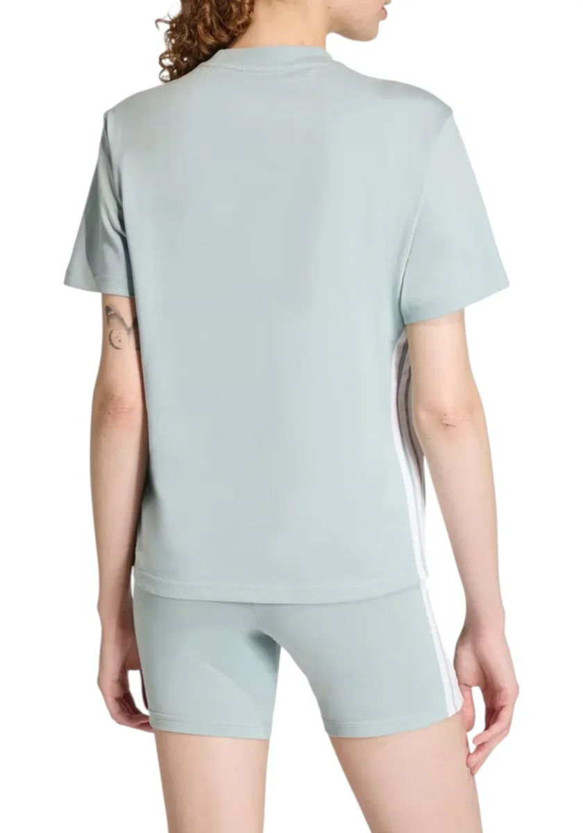 T-SHIRT ADIDAS Essentials 3-Stripes Cotton Tee - immagine 3