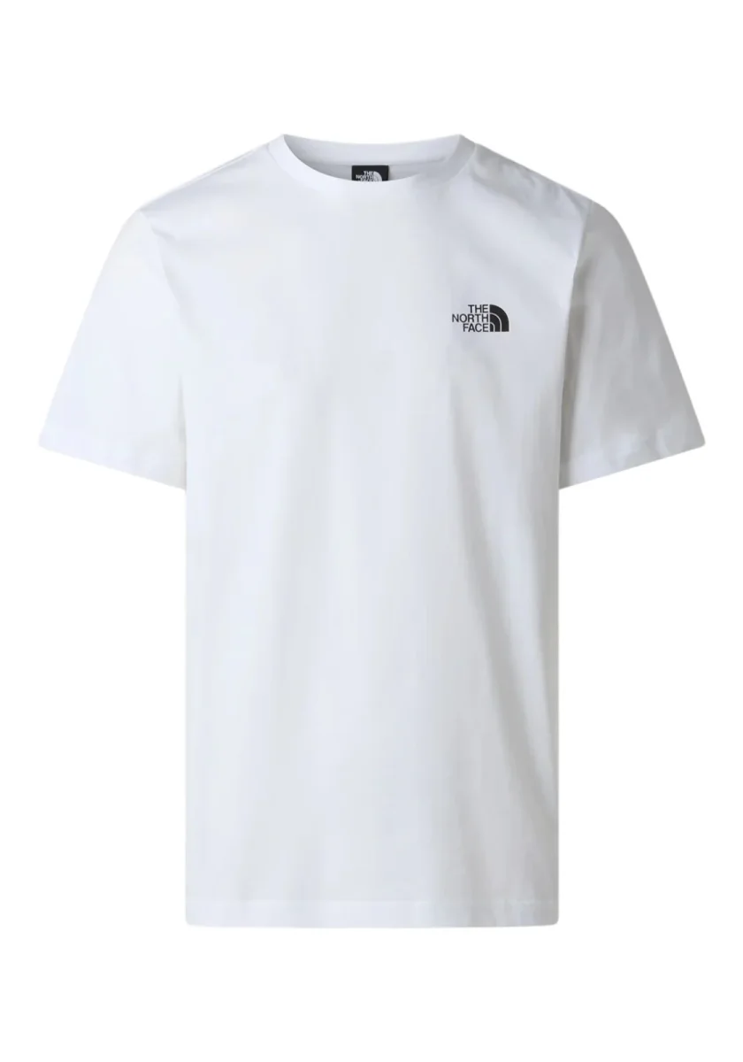 T-SHIRT THE NORTH FACE BLANCA REGULAR SS COL BRI - immagine 4