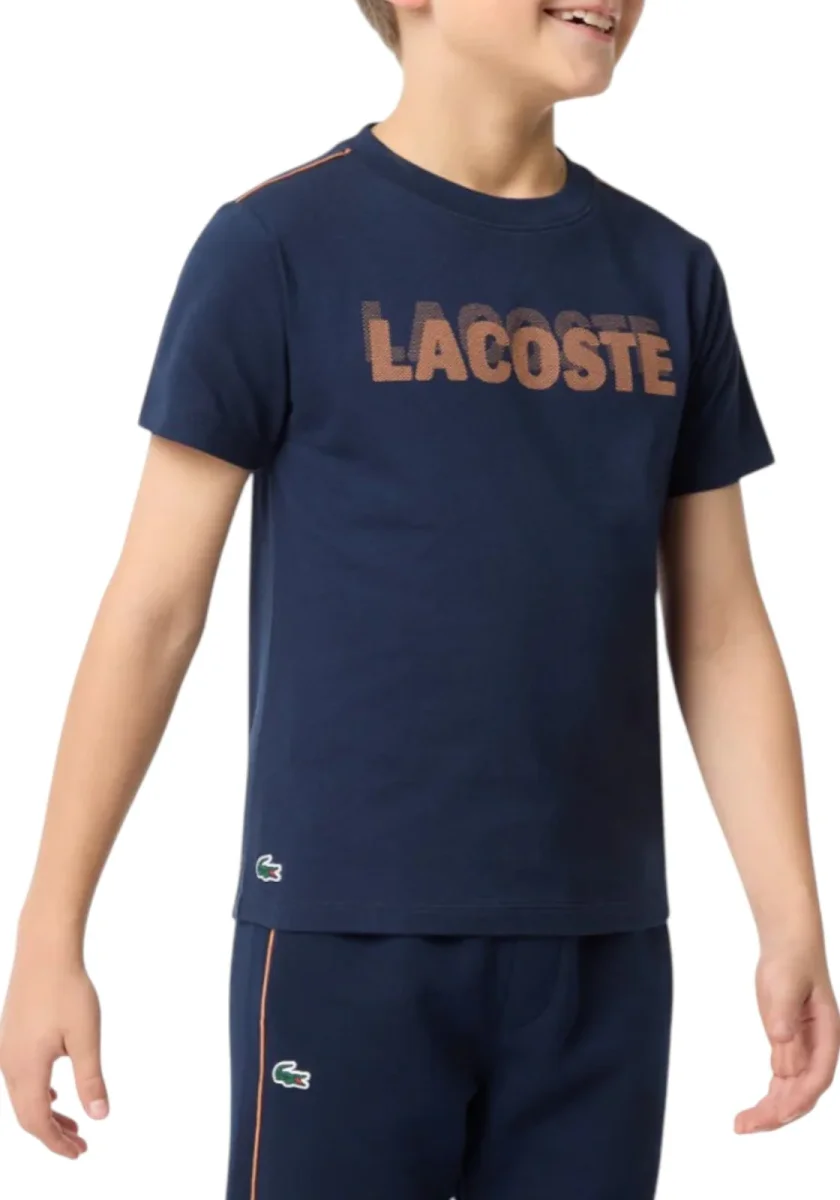 T-SHIRT LACOSTE LCB GRAPHIC TEE COL UGW - immagine 3