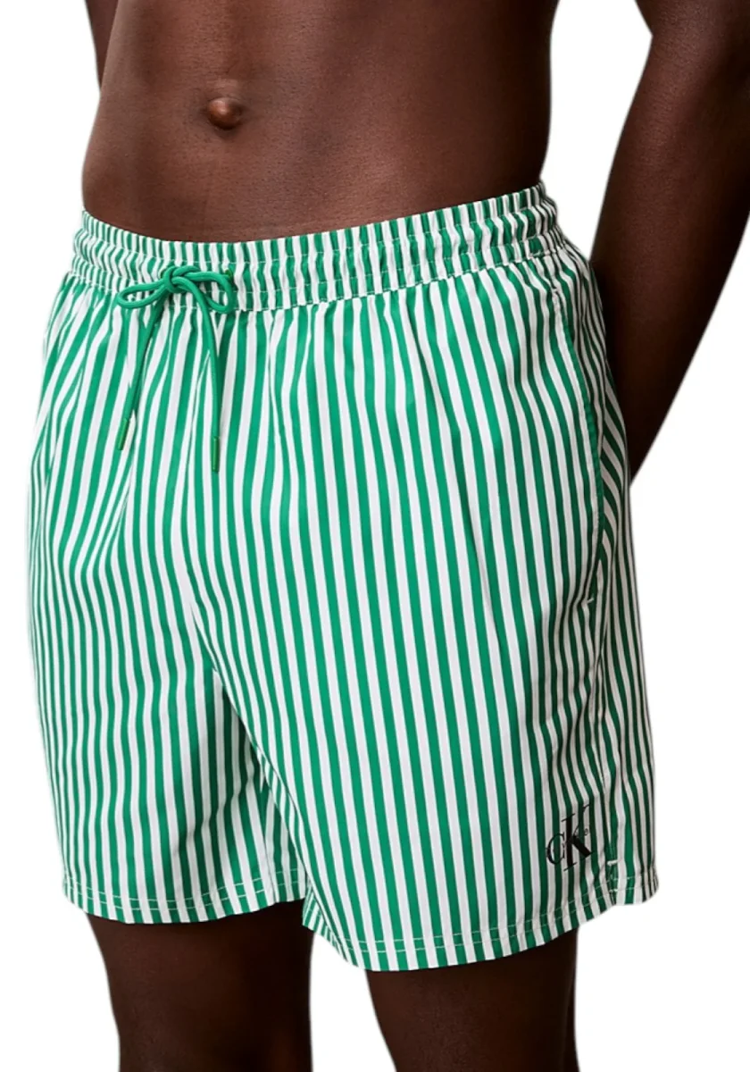 COSTUME BOXER CALVIN KLEIN MED DRAW WAIST COL 4ZF - immagine 2